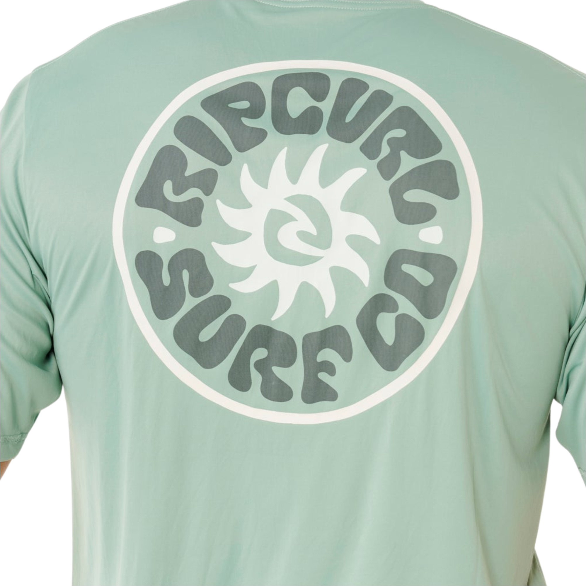 2026 Rip Curl Hombres Pacific Rinse Surflite Chaleco De Lycra De Manga Corta Con Protección Solar 16ZMRV - Aloe